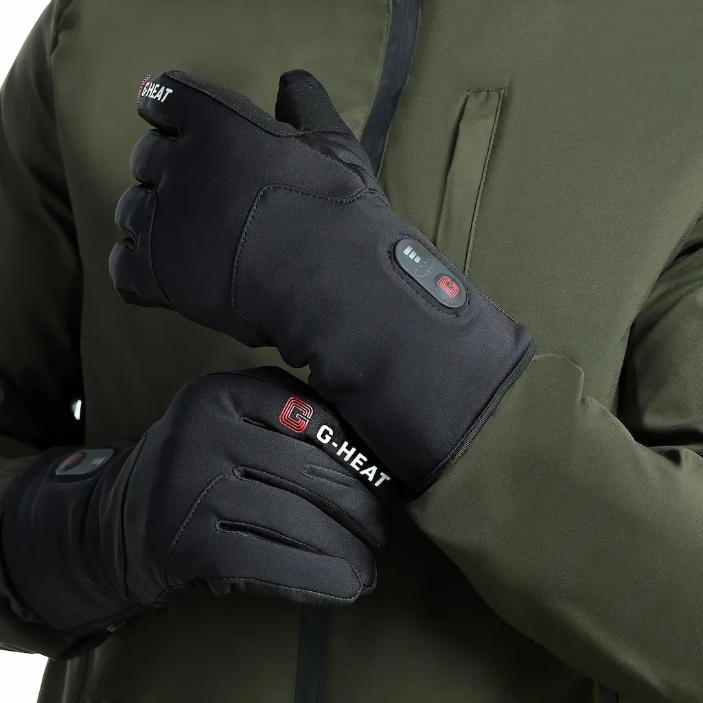 Gants vélo ACTIVE chauffant G-Heat noir