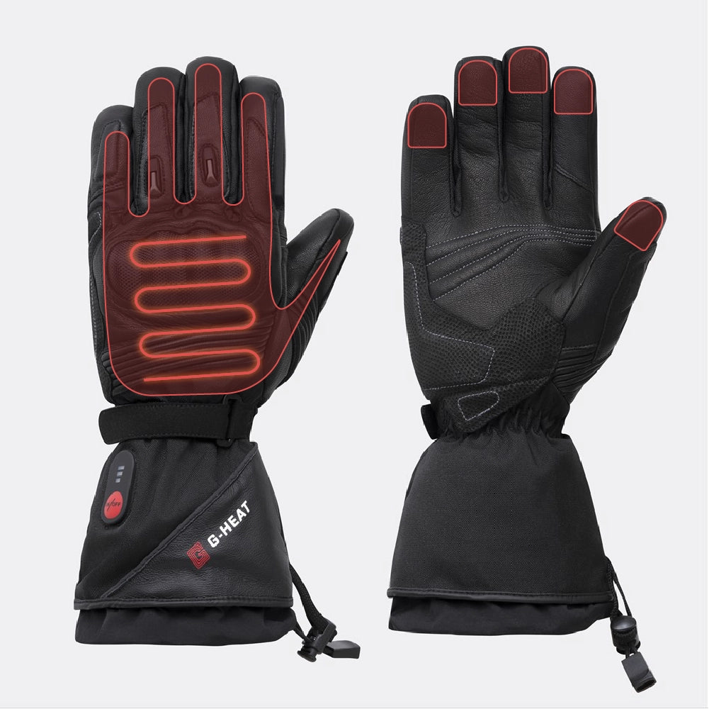 Gants chauffants moto ALLROADS+ zones de chauffe