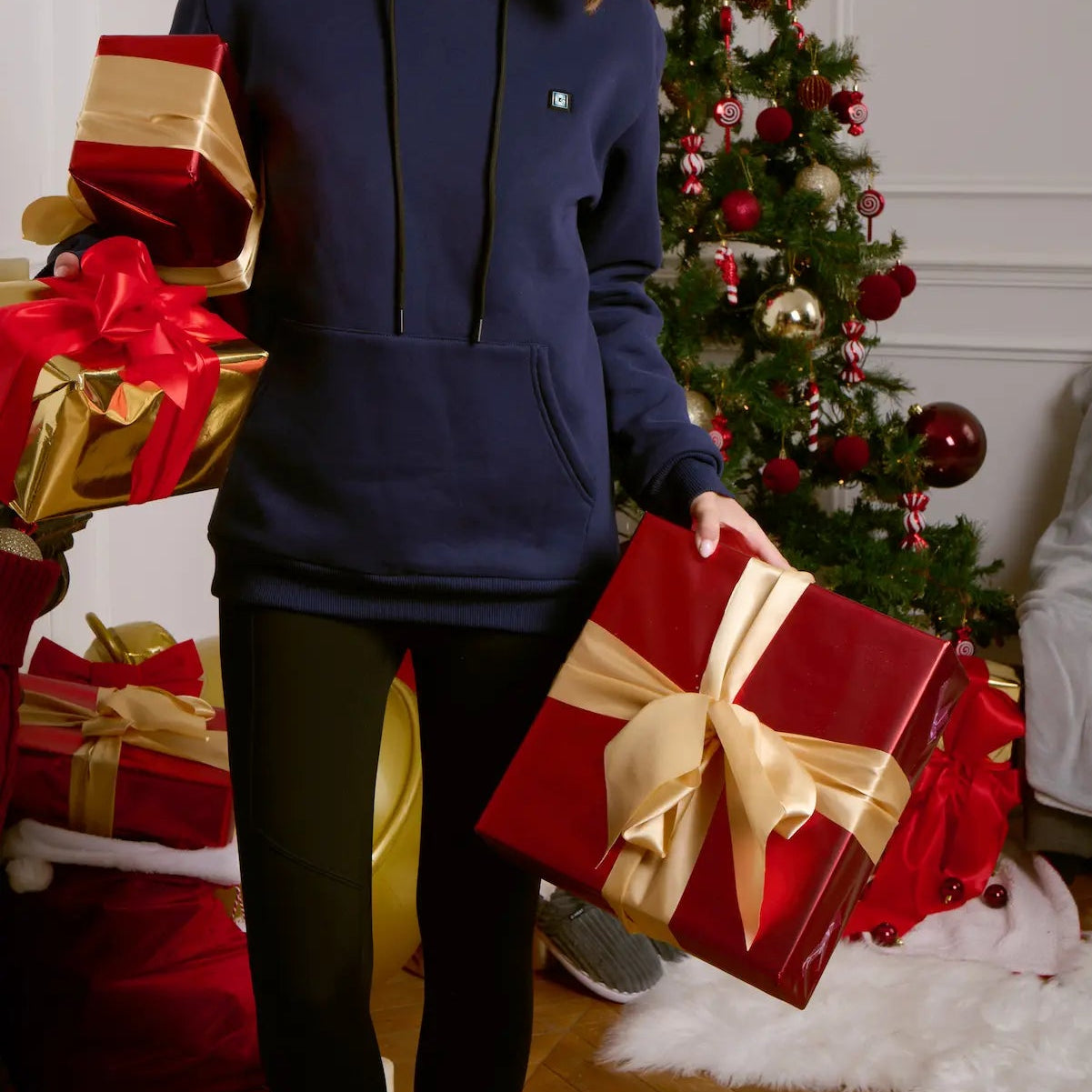 Legging polaire tout doux femme