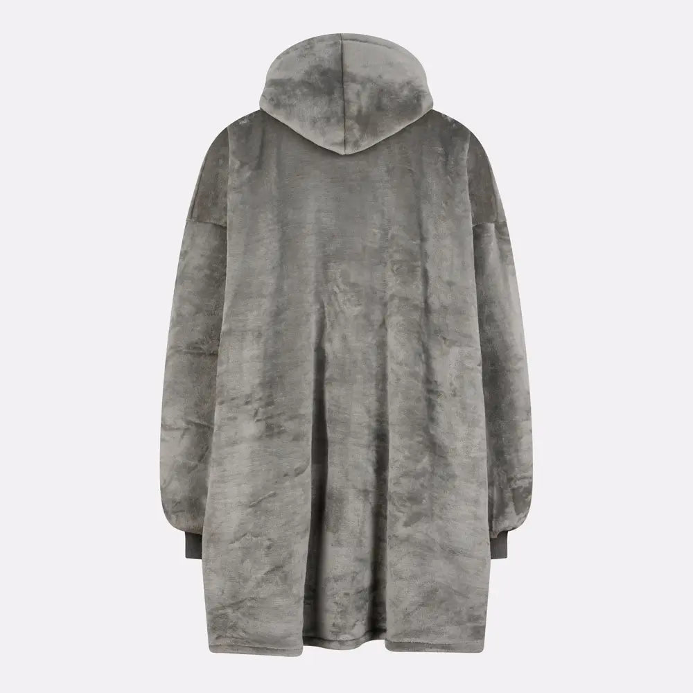 Pull plaid gris femme G-Heat de dos