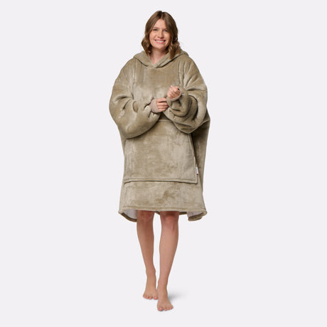 Pull plaid beige femme
