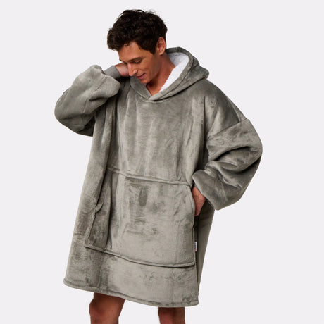 Pull plaid gris homme