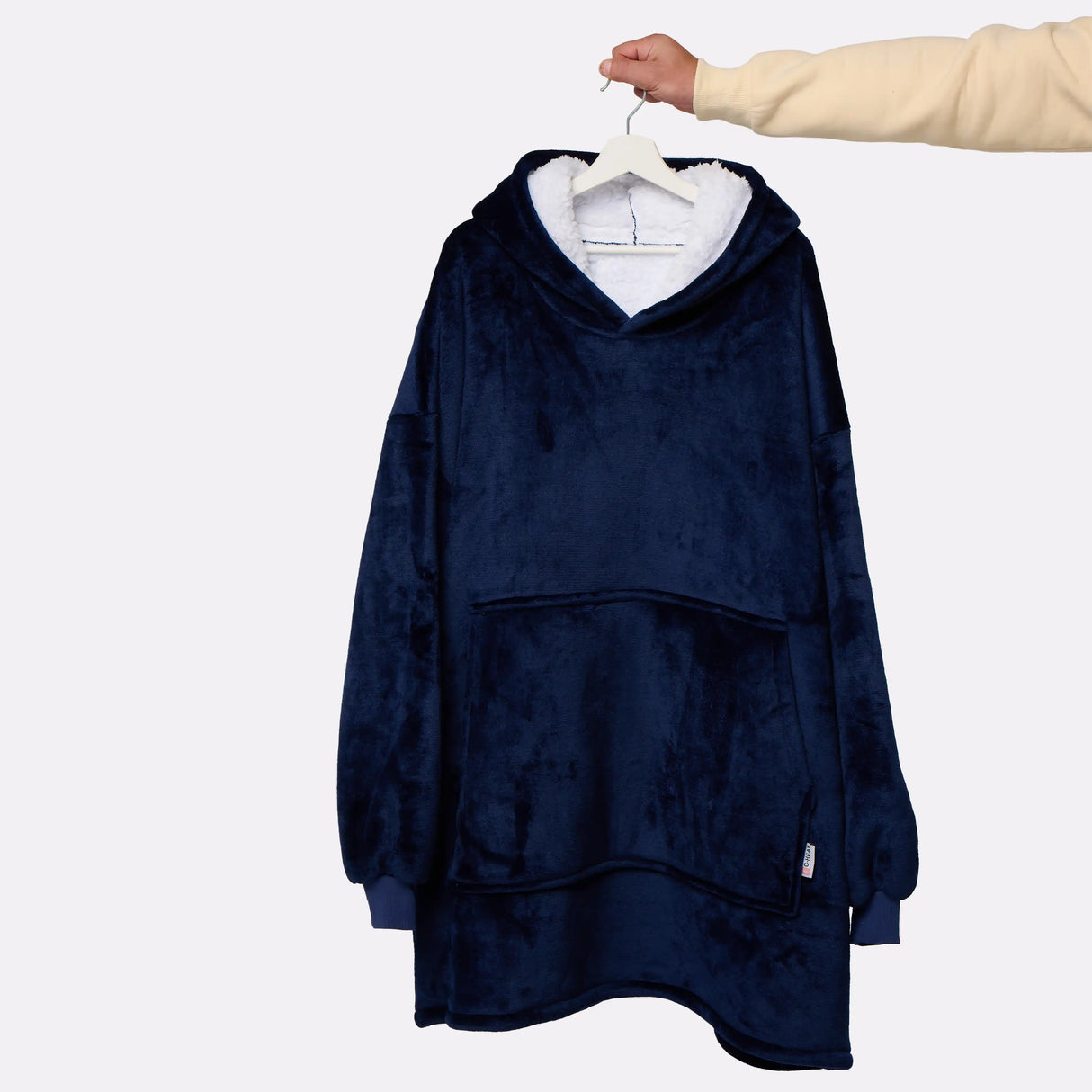 Pull plaid navy homme G-Heat