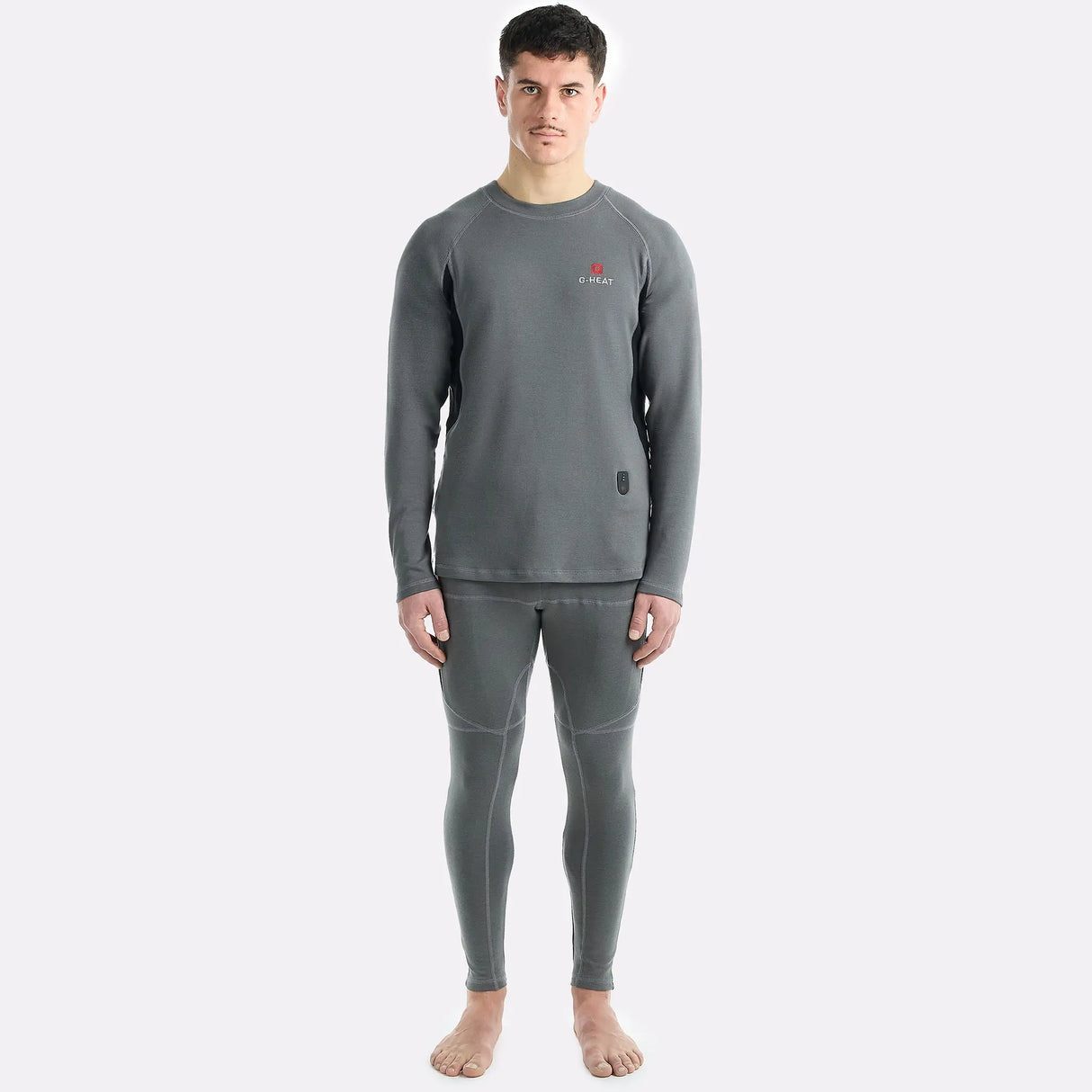Sous vetement ensemble chauffant TOP et legging COZY G-Heat gris homme