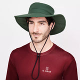 Chapeau rafraîchissant kaki porté G Heat