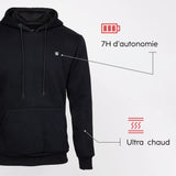 Wärmender Hoodie mit Kapuze