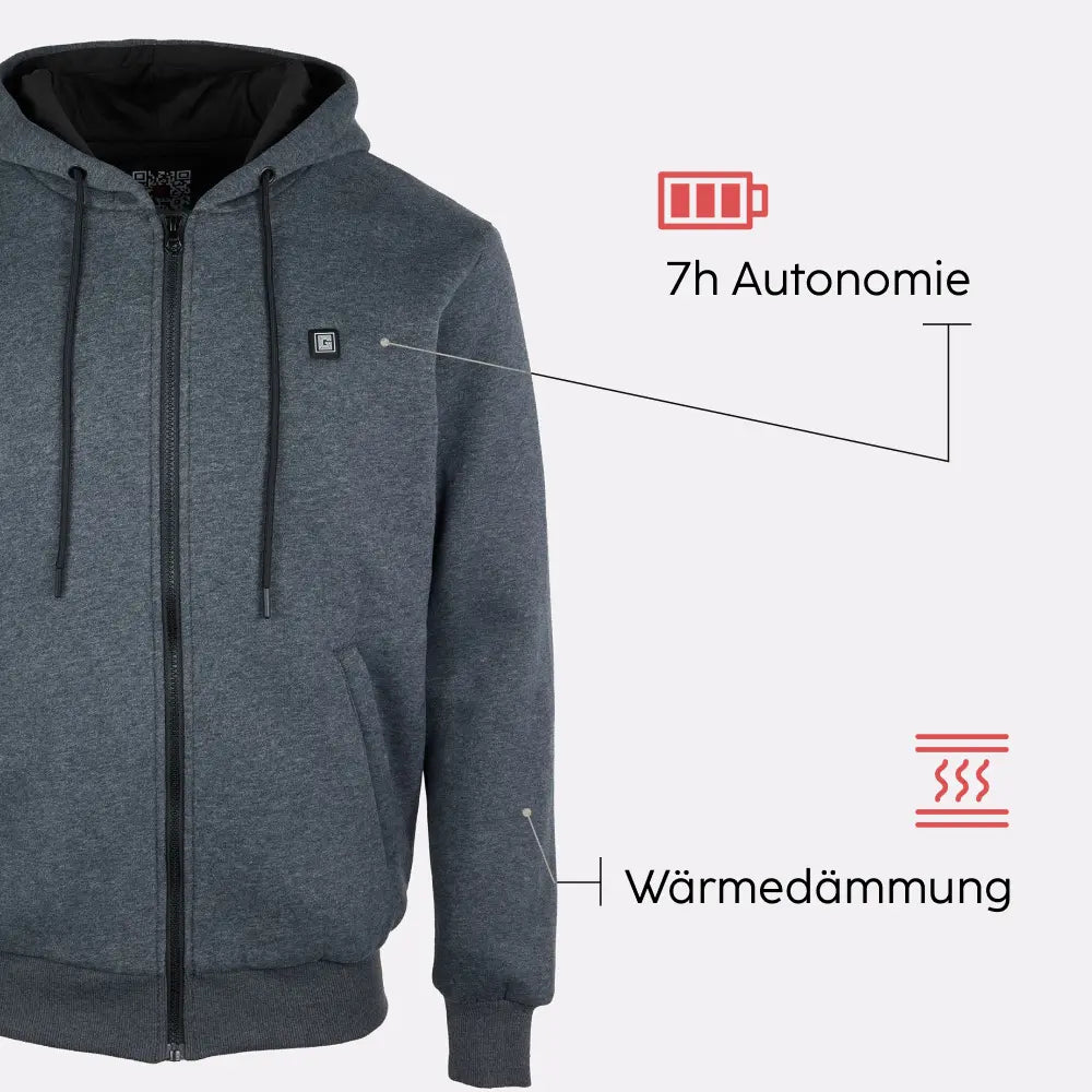 Hoodie chauffant atouts produit