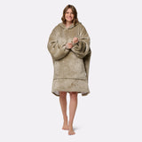 Pull plaid beige femme