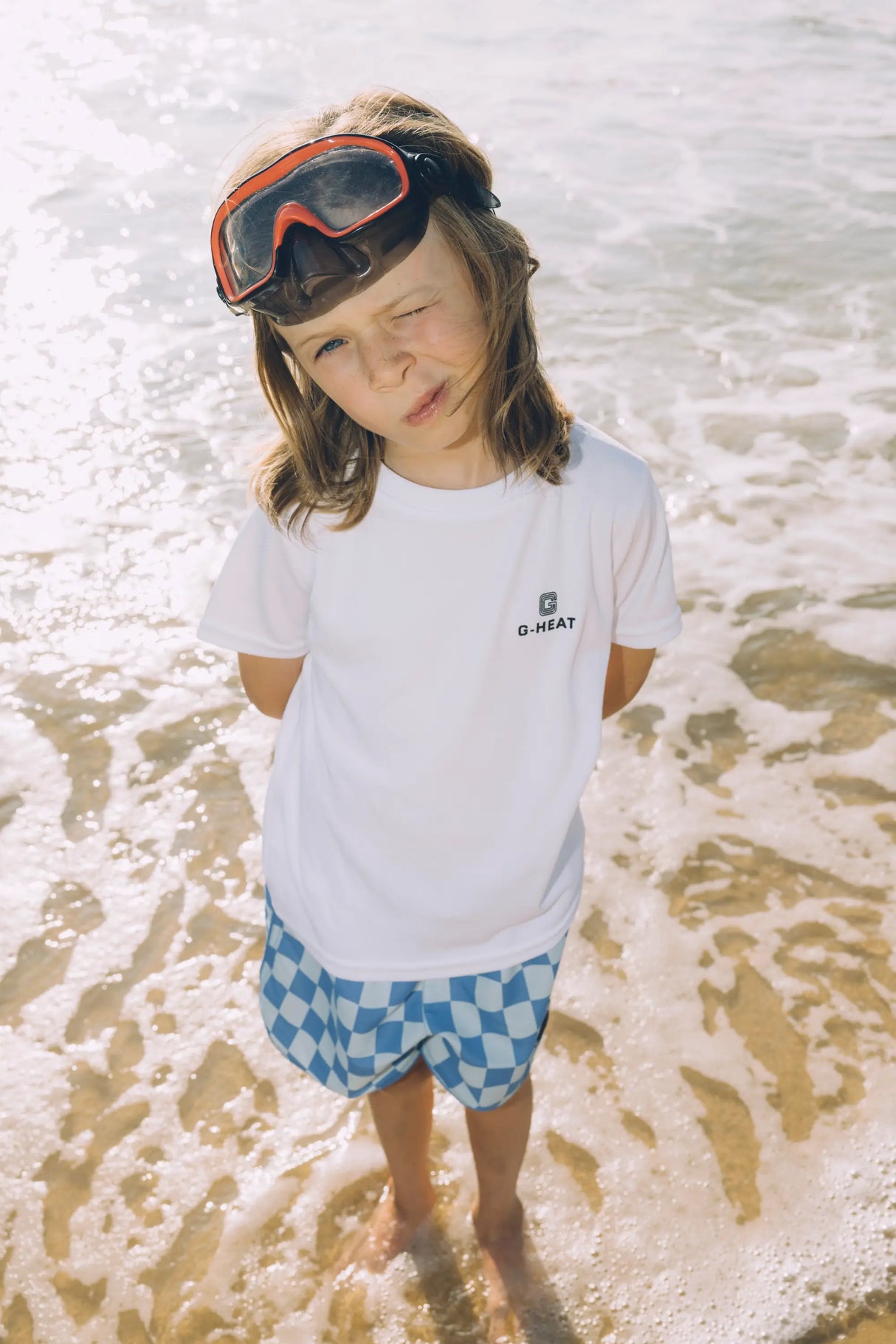 T-shirt rafraîchissant et anti UV enfant  blanc G-Heat