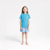 T-shirt rafraîchissant et anti UV enfant bleu
